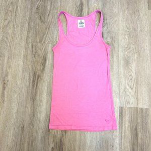 PINK Victorias Secret womens racerback rib knit tank top Longer